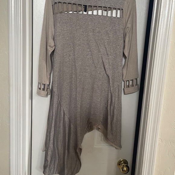 IC Collection by Connie K Beige/Tan Top SZ XL - Picture 7 of 10